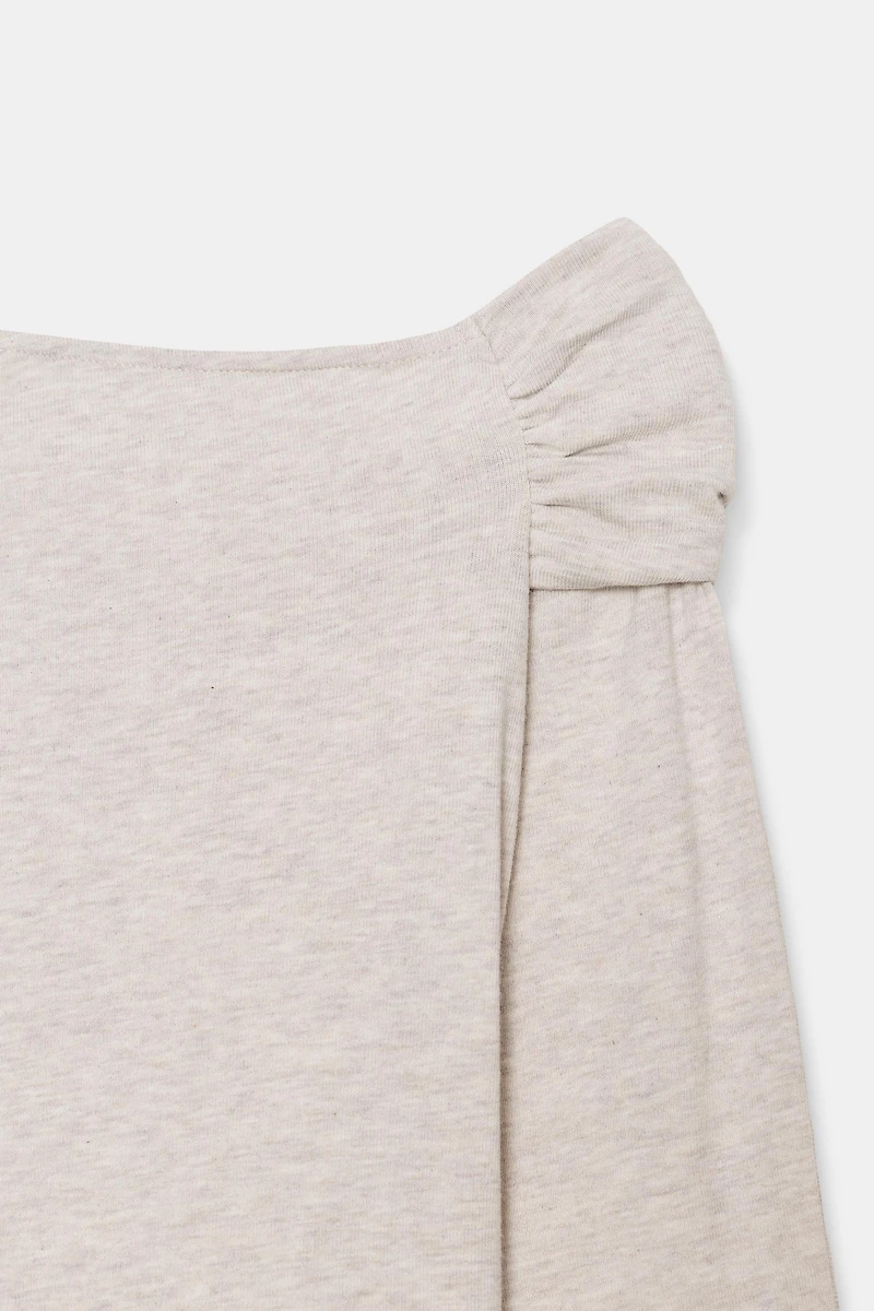 ASYMMETRIC NECK TOP