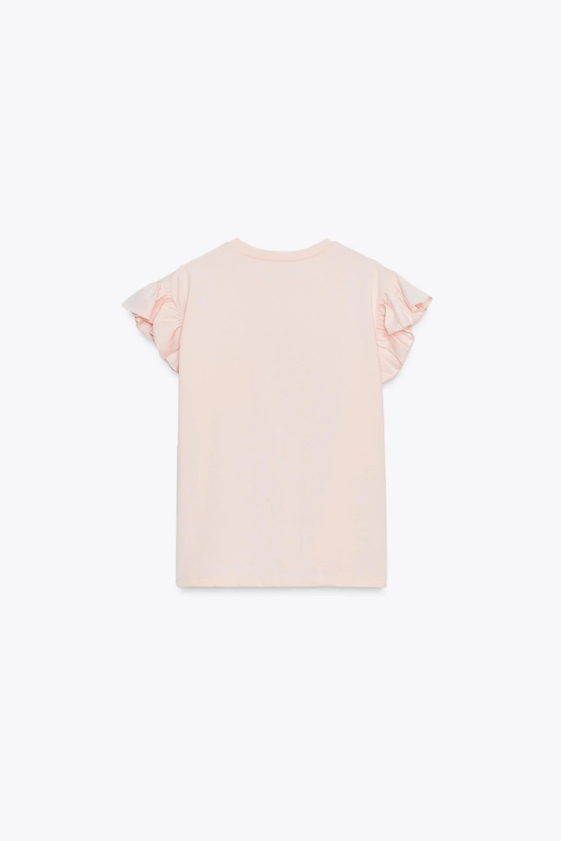 T-SHIRT ROSES EN RELIEF