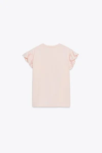 T-SHIRT ROSES EN RELIEF
