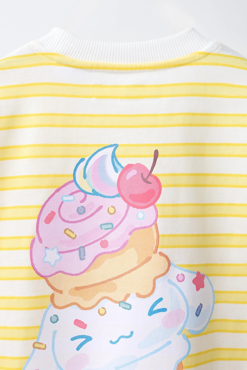 T-SHIRT À RAYURES CINNAMOROLL © SANRIO