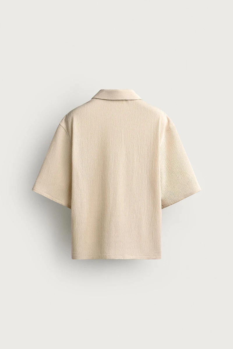 CHEMISE RELAXED FIT À RELIEF