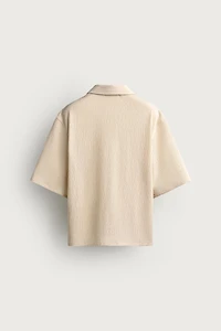 CHEMISE RELAXED FIT À RELIEF