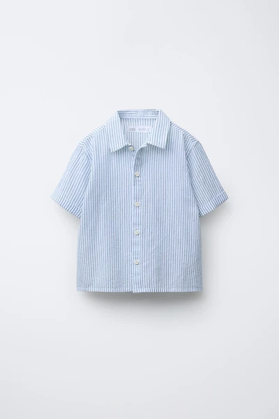 STRIPED TEXTURED SHIRT