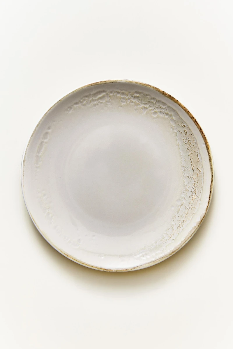 STONEWARE DESSERT PLATE