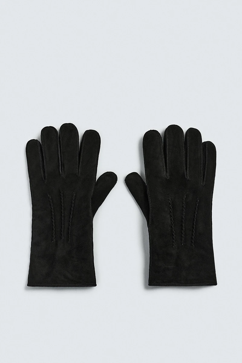COMBINATION LEATHER GLOVES