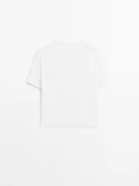 T-shirt manches courtes couture dos