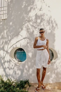 SHORT AVEC CEINTURE À NŒUD