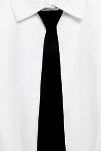 ZW COLLECTION TIE BIB SHIRT