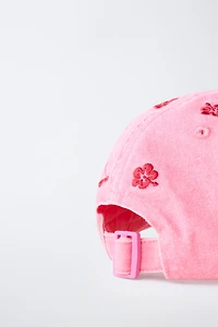 CASQUETTE HIBISCUS BRODÉS