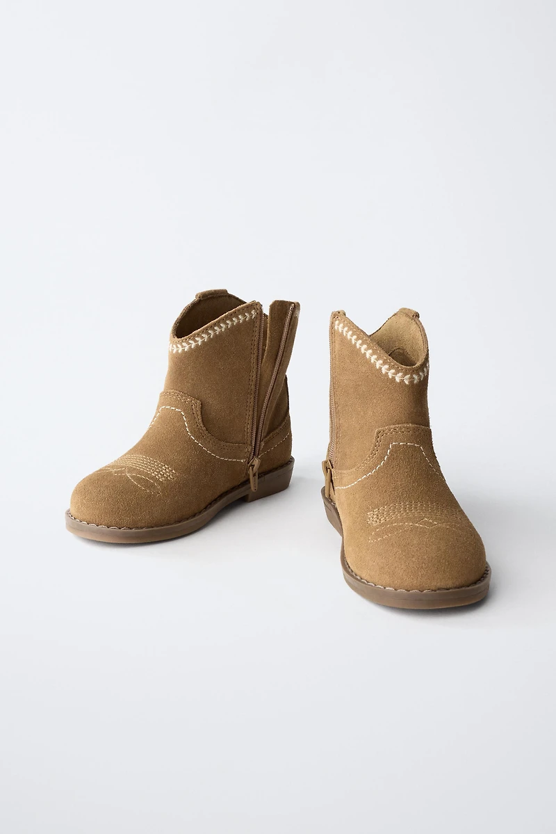 BOTTE COW-BOY CUIR