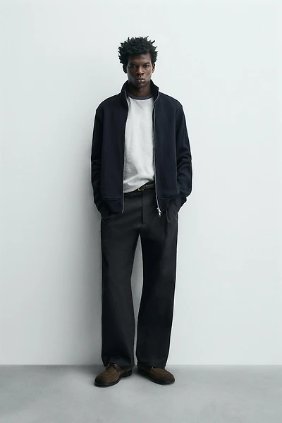 VESTE CANNELÉE INTERLOCK