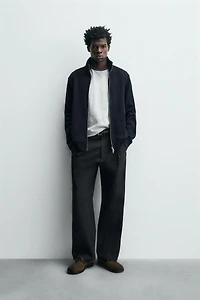 VESTE CANNELÉE INTERLOCK