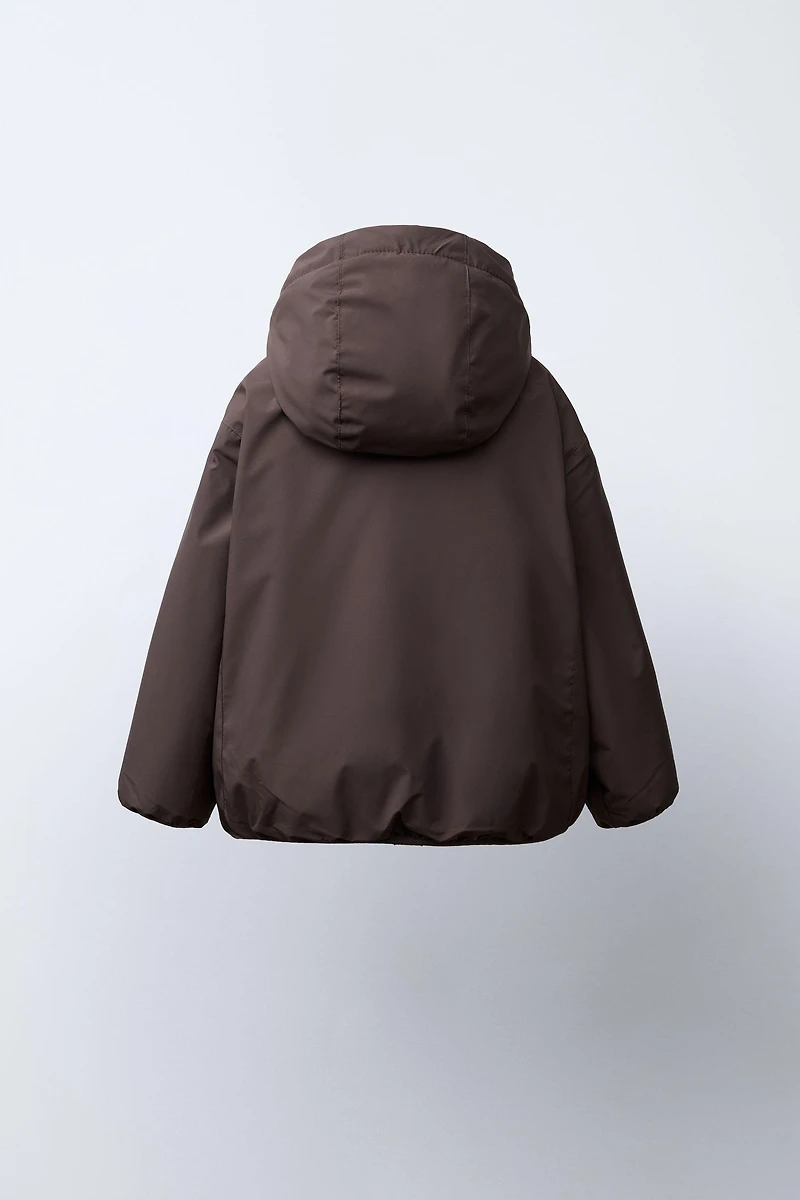 REVERSIBLE WATER REPELLENT LOGO JACKET