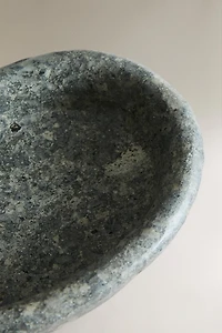 PLATEAU CONCAVE MARBRE VERDÂTRE