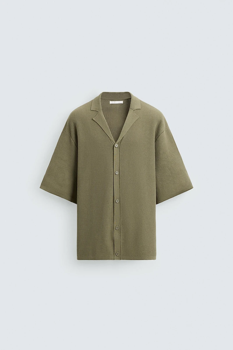 CHEMISE EN MAILLE STRUCTURÉE