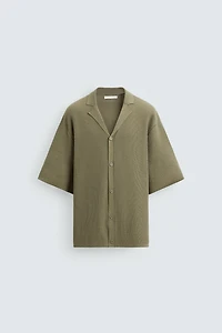 CHEMISE EN MAILLE STRUCTURÉE