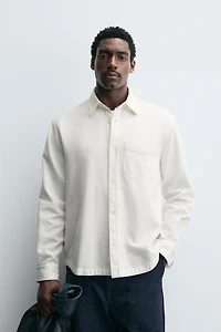 TEXTURED POCKET SHIRT