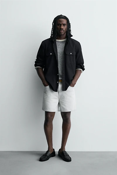 SHORT EN DENIM REGULAR FIT
