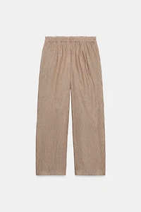 LINEN BLEND DARTED PANTS ZW COLLECTION
