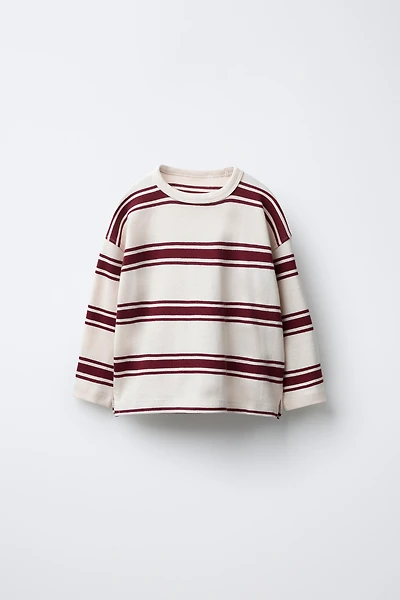 EMBROIDERED STRIPED T-SHIRT