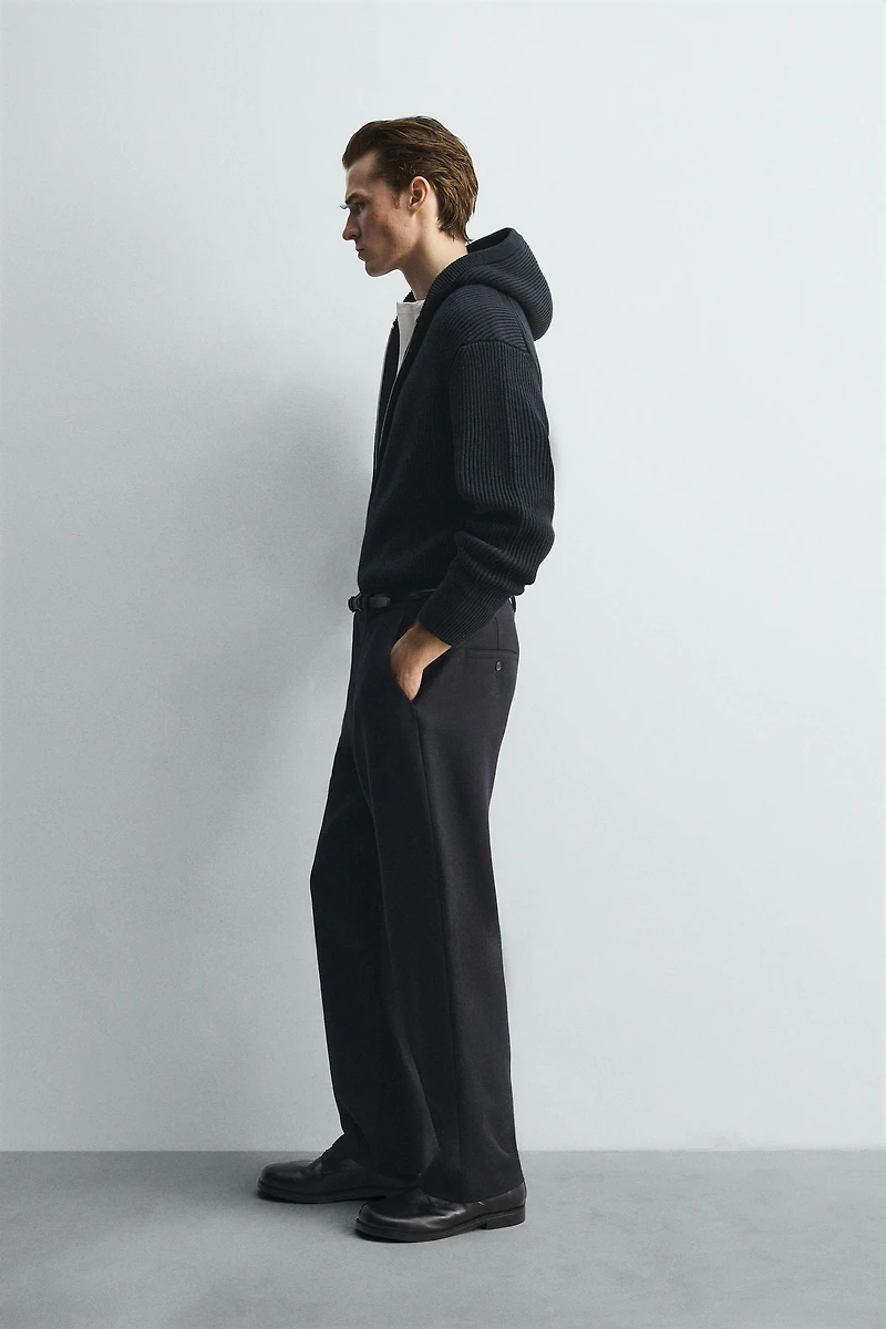 100% WOOL STRAIGHT FIT PANTS LIMITED EDITION
