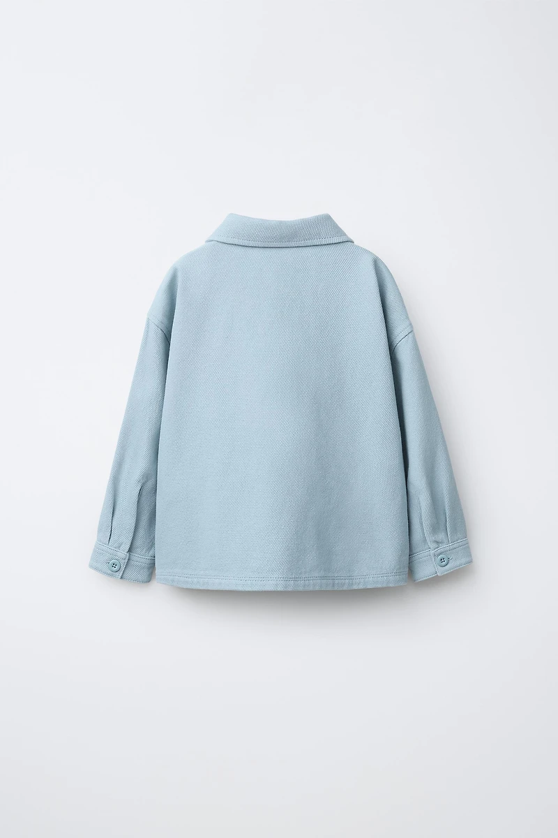 WAFFLE POCKET OVERSHIRT