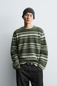 STRIPED JACQUARD JUMPER