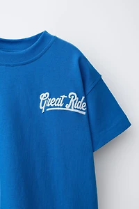 T-SHIRT IMPRIMÉ INSCRIPTION