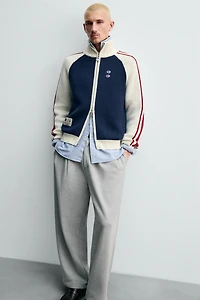 GILET EN MAILLE COLOR BLOCK BANDES CHAMPION ® X ZARA