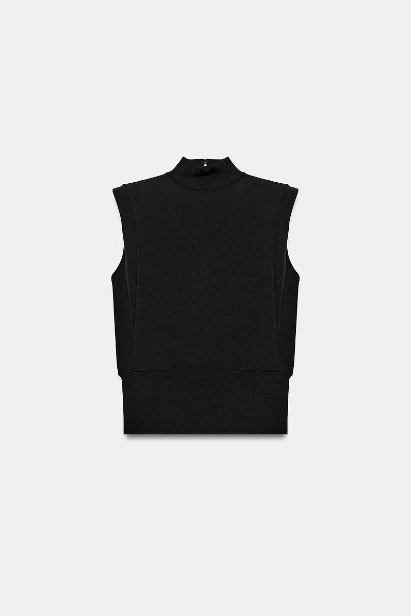 OPEN BACK KNIT TOP