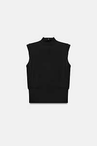 OPEN BACK KNIT TOP