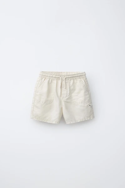 BERMUDA AVEC COTON ET LIN
