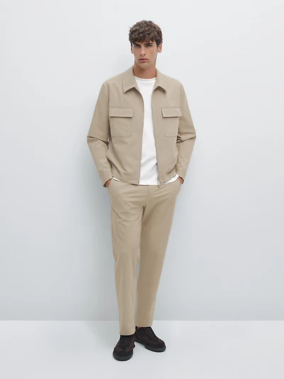 Total look technical jacket