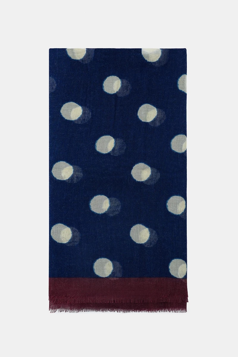 FOULARD À IMPRIMÉ POIS