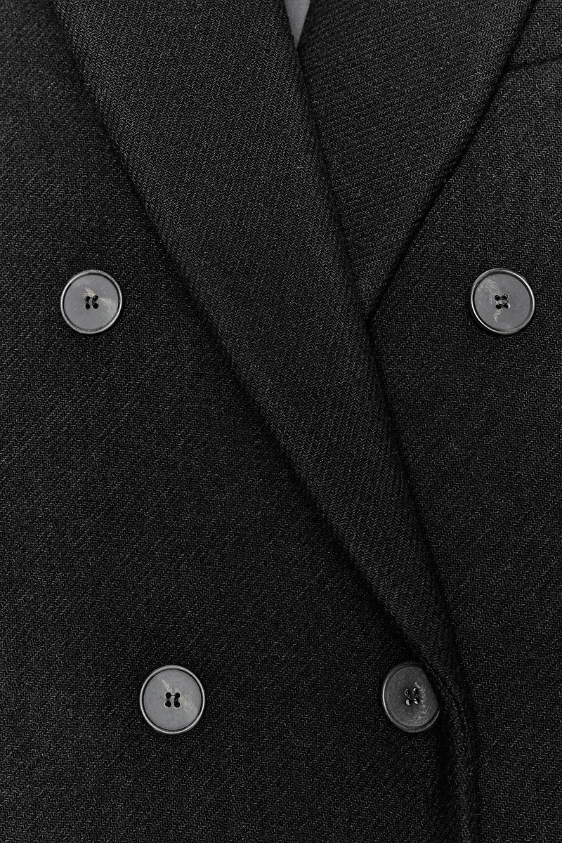 WOOL BLEND COAT ZW COLLECTION LIMITED EDITION