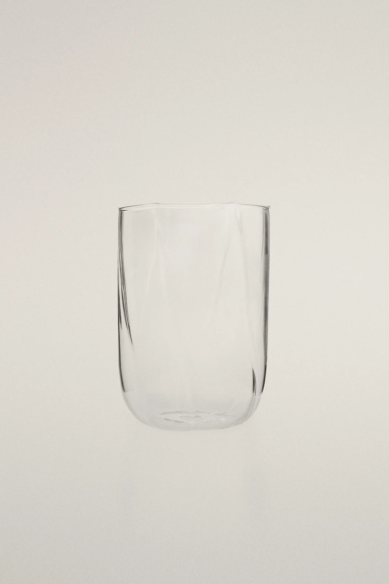 BOROSILICATE GLASS TOOTHBRUSH TUMBLER