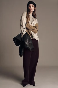 PULL EN MAILLE À LOSANGES