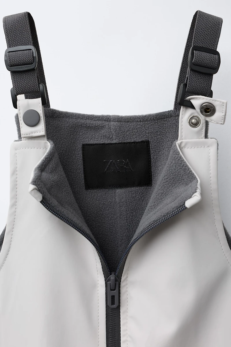WATER-RESISTANT RUBBERIZED OVERALLS