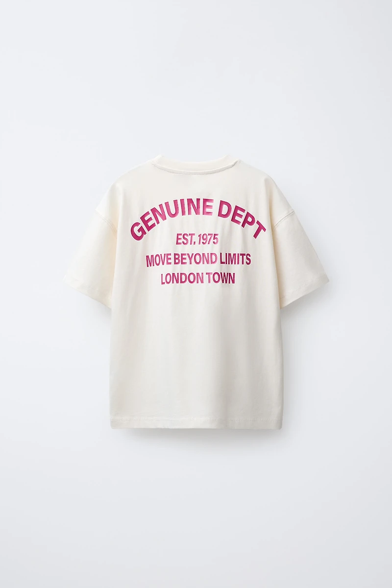 TEXT PRINT T-SHIRT