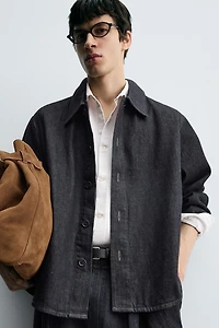 SURCHEMISE COUPE DÉCONTRACTÉE EN DENIM