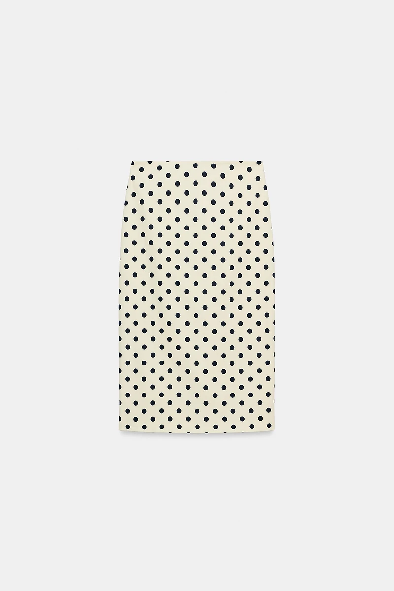 POLKA DOT PENCIL SKIRT ZW COLLECTION