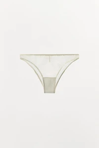 CULOTTE EN MESH À POIS