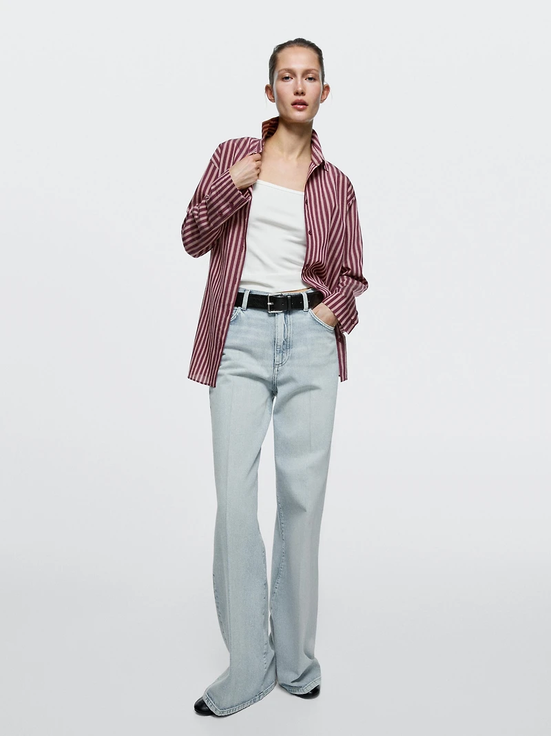 Jean palazzo taille haute