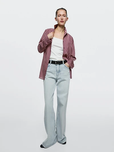 Jean palazzo taille haute