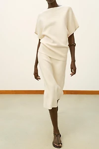 PULL EN MAILLE À MANCHES AMPLES