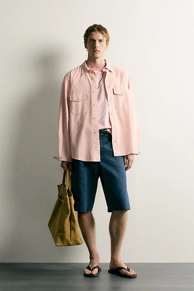 RELAXED FIT POCKET SHIRT