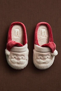 CHILDREN'S CHRISTMAS SANTA CLAUS SLIPPERS