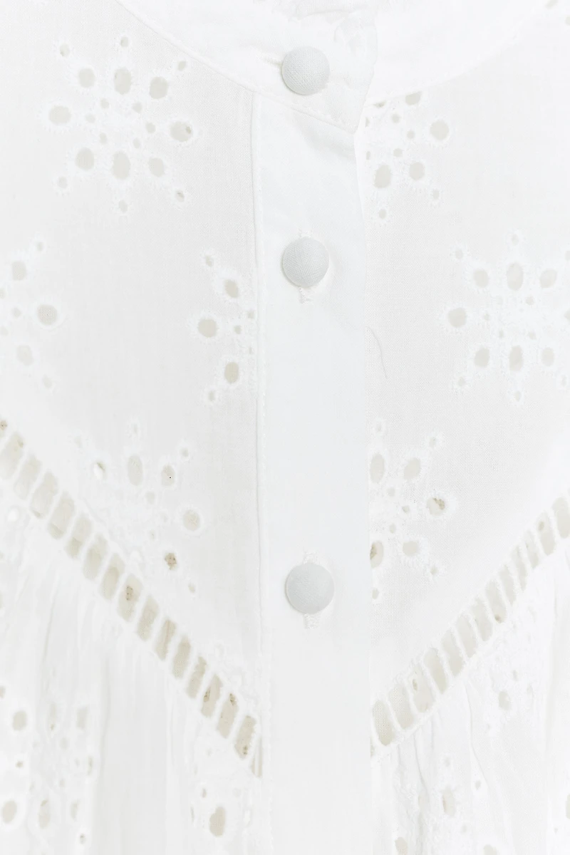 CHEMISE BRODERIES PERFORÉES