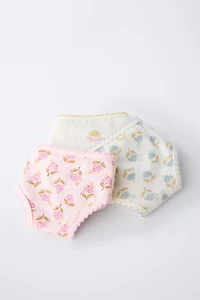 2-6 YEARS/ THREE-PACK OF BOHO BRIEFS