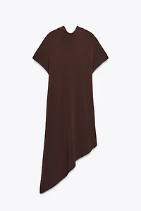 TUNIC MIDI DRESS WITH BOW